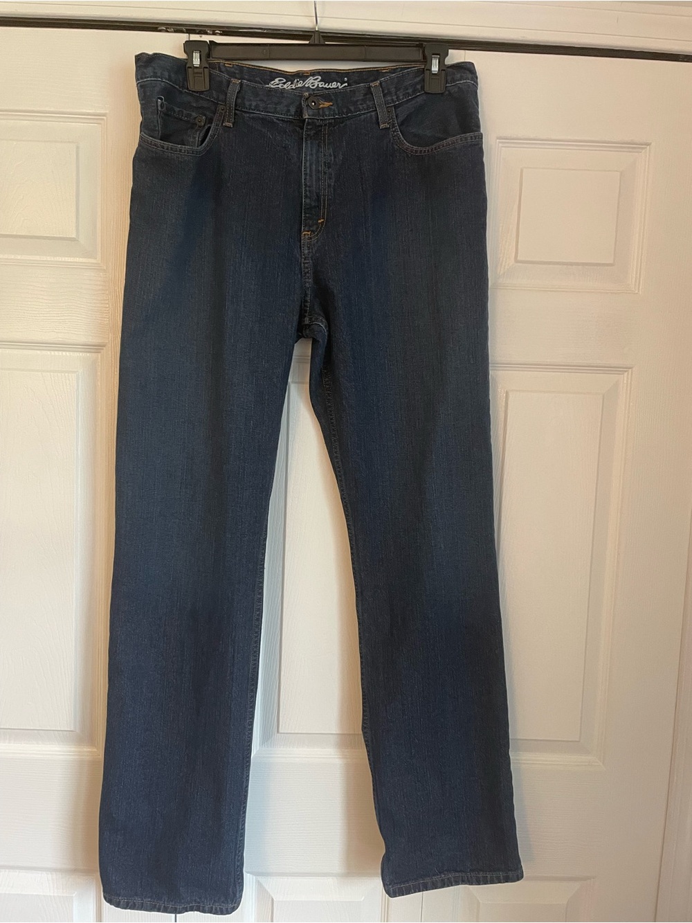 Eddie Bauer Men's Navy Straight Jeans